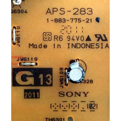 FUENTE DE PODER / SONY 1-474-297-22 / APS-283 / 1-883-775-21 / 147429722 / APS-283(ID) / PARTE SUSTITUTA 1-474-297-12 / PANEL LC320WXN (SC)(B1) / MODELOS KDL-32BX320 / KDL-32BX420 / KDL-32BX421 - Imagen 3